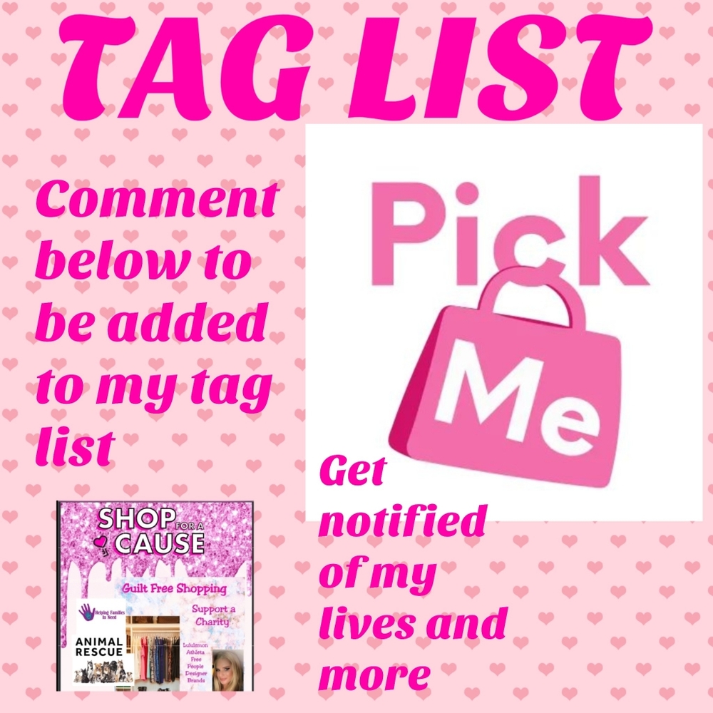 TAG LIST! LIVE NOW